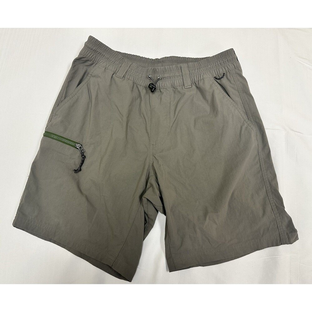 REI Co-op Trailmade 8" Shorts Lightweight Stretch Mens SM Olive Pull On EUC